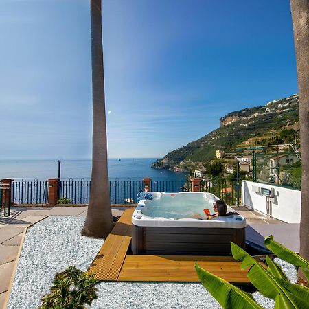 Villa Dorotea Luxury & Modern Design - Jacuzzi With Seaview & Sauna - Hammam & Homegym Minori Exterior photo